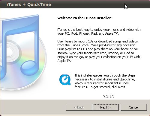 iTunes in Ubuntu/Kubuntu Linux installieren, Bild 4