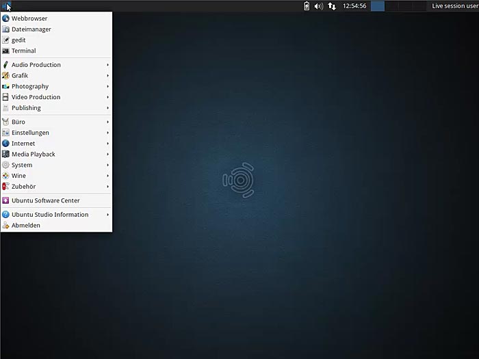 Ubuntu Studio Screenshot