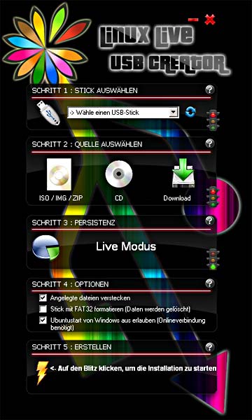 Live Linux USB Creator-Anleitung How-to