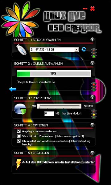 Live Linux USB Creator-Anleitung How-to