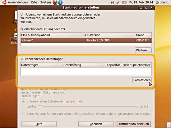 Ubuntu auf USB-Stick installieren - Anleitung How-to