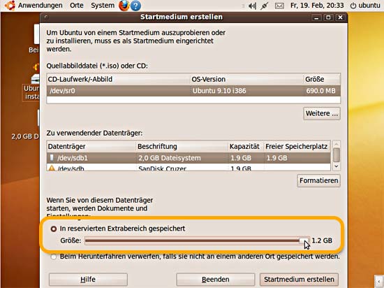 Ubuntu auf USB-Stick installieren - Anleitung How-to