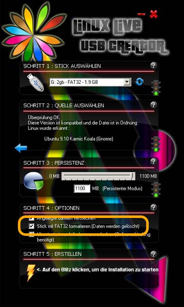 Live Linux USB Creator-Anleitung How-to