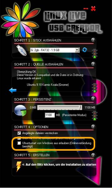 Live Linux USB Creator-Anleitung How-to