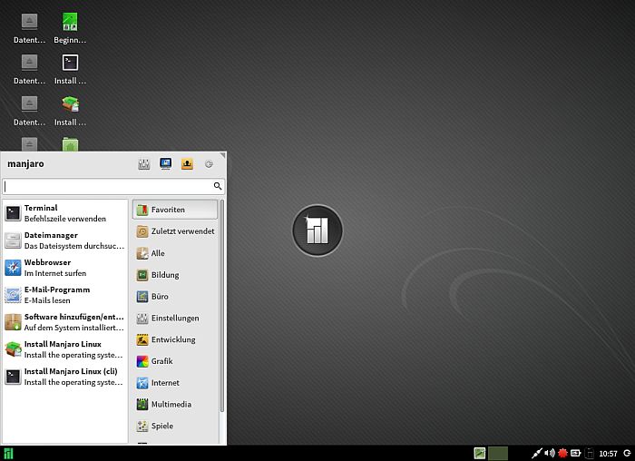 Manjaro Screenshot