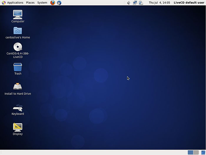 CentOS Screenshot