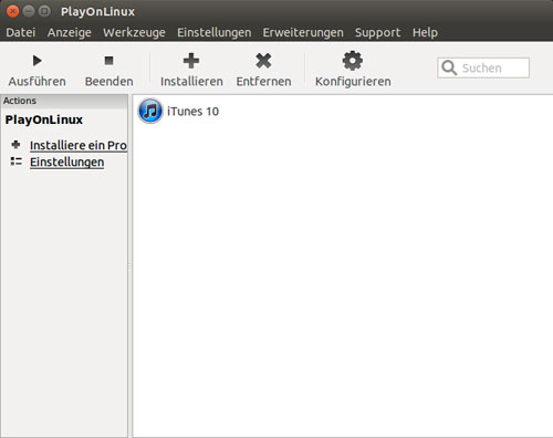 iTunes in Ubuntu Linux installieren