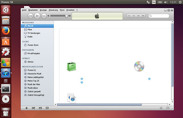 iTunes in Ubuntu Linux installieren