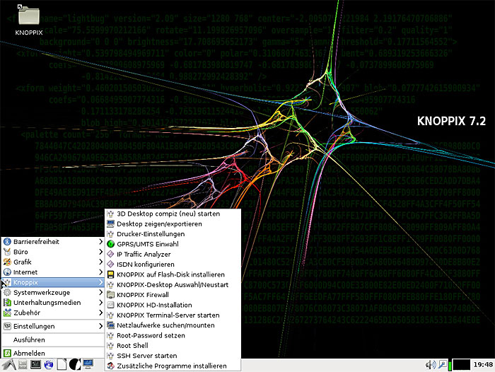 Knoppix Screenshot