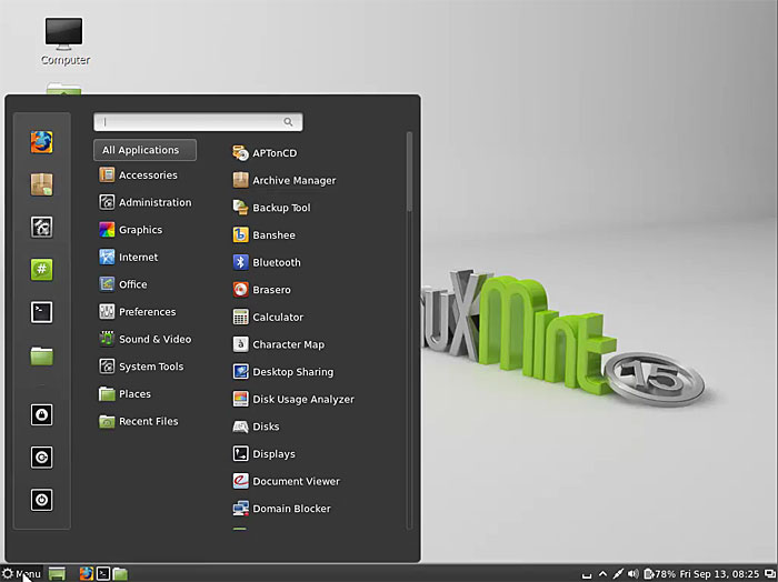 Linux Mint Screenshot