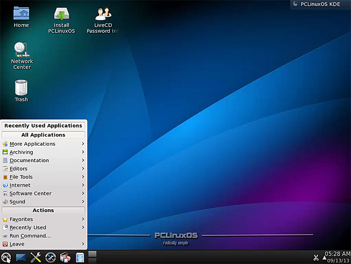 PCLinuxOS Screenshot