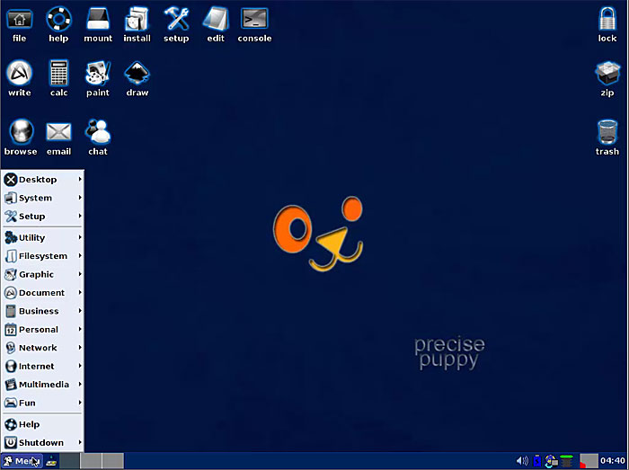 Puppy Linux Screenshot