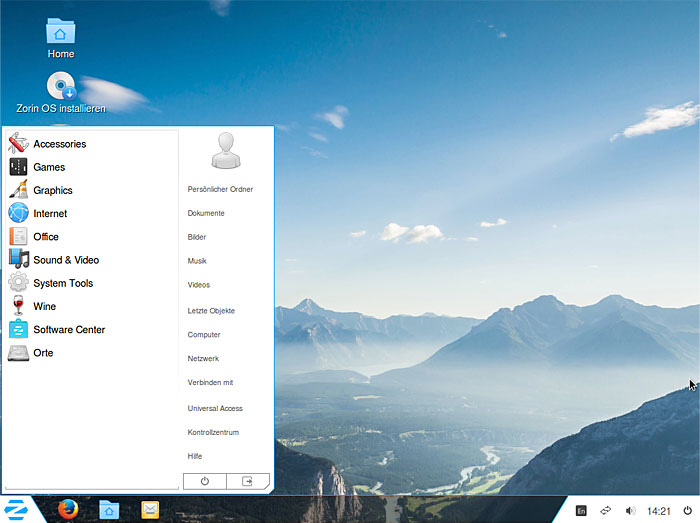 Zorin OS Screenshot